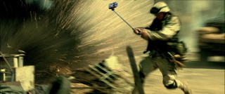 Illustration for article titled Photoshopped Movie Stills Replace Guns With Selfie Sticks